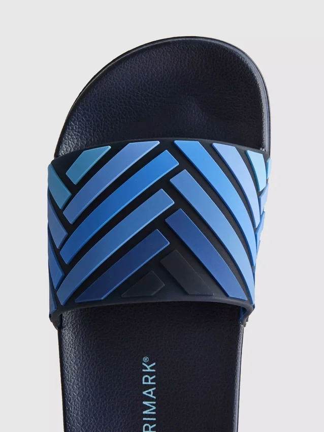 Sandalias de tiras a rayas