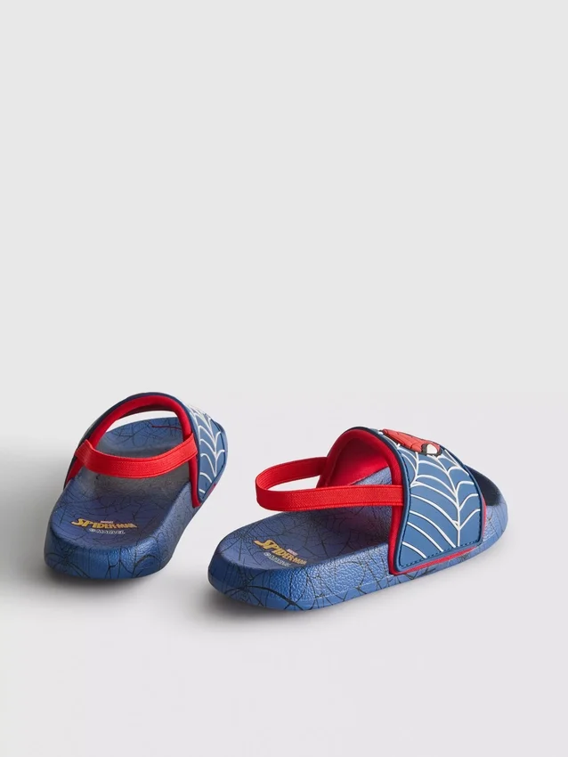 Sandalias deslizantes de Spider-Man de Marvel