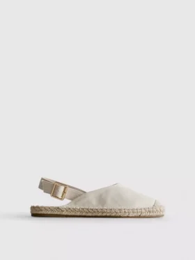 Sandalias tipo alpargatas con talón abierto