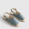 Sandalias tipo alpargatas con talón abierto