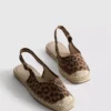 Sandalias tipo alpargatas con talón abierto