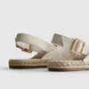 Sandalias tipo alpargatas con talón abierto
