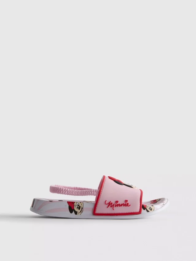 Sandalias tipo chancla de Disney con Minnie Mouse