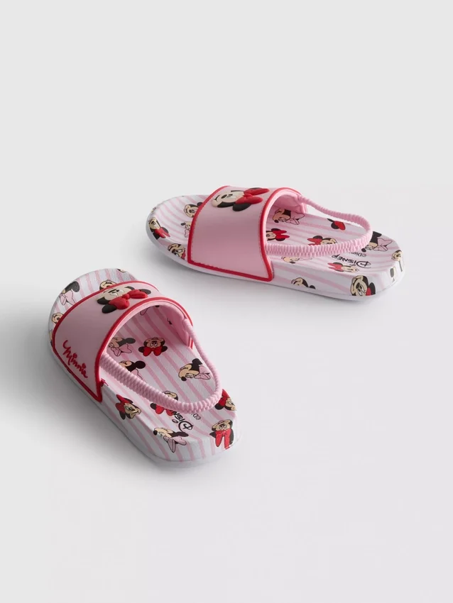Sandalias tipo chancla de Disney con Minnie Mouse