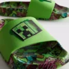 Sandalias tipo deslizadoras de Minecraft
