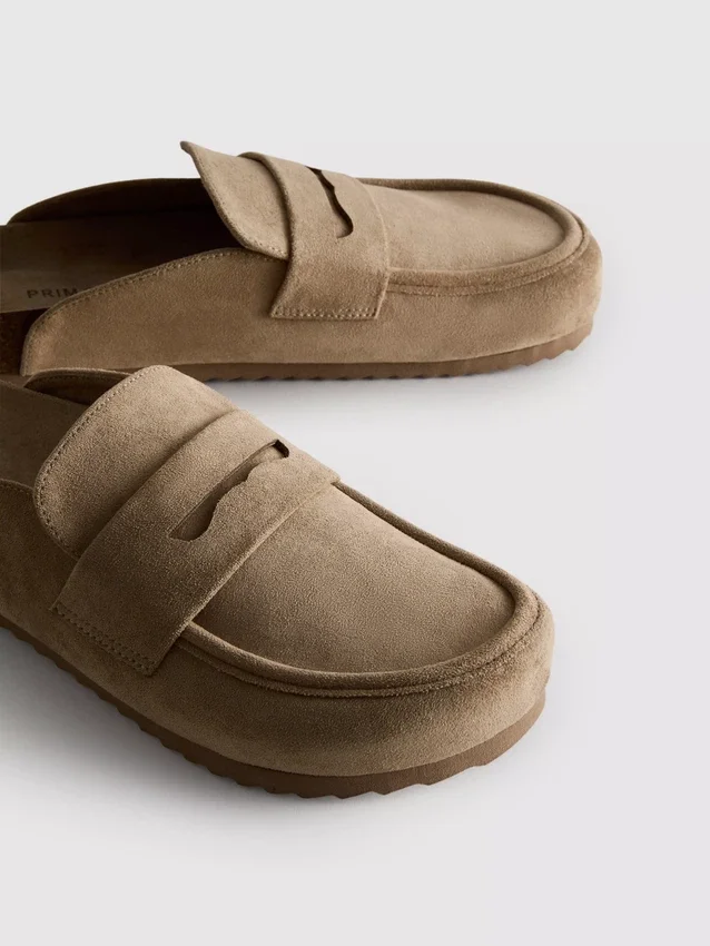Sandalias tipo mocasín con suela gruesa