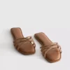 Sandalias tipo mules con tejido Diamanta