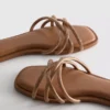 Sandalias tipo mules con tejido Diamanta