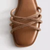 Sandalias tipo mules con tejido Diamanta