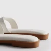 Sandalias tipo mules con tiras trenzadas