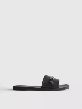 Sandalias tipo «snaffle» de imitación de cuero