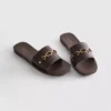 Sandalias tipo «snaffle» de imitación de cuero