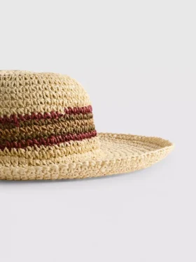 Sombrero de paja de ala ancha