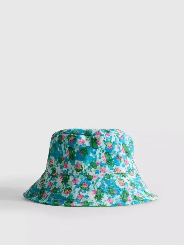 Sombrero de pescador reversible de Minecraft