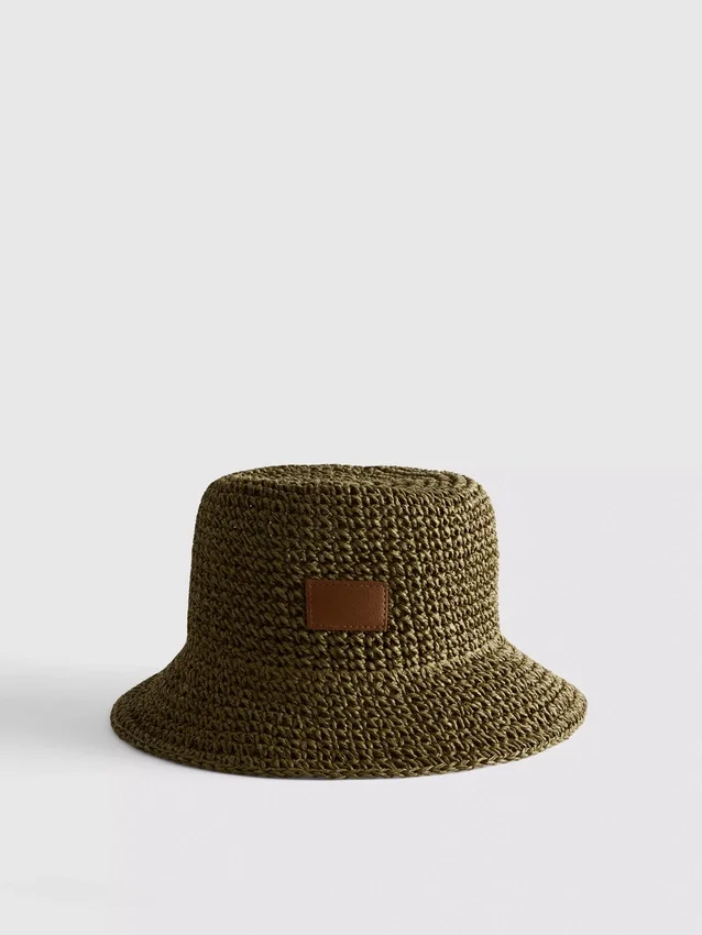 Sombrero de pescador tejido