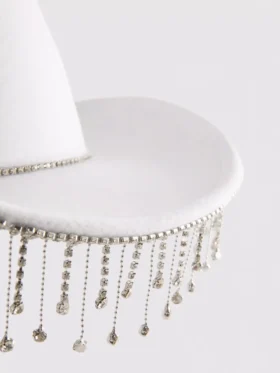 Sombrero de vaquero con flecos