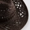 Sombrero de vaquero tejido