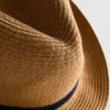 Sombrero trilby de paja