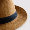 Sombrero trilby de paja