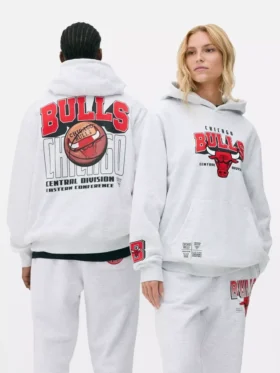 Sudadera con capucha con el logotipo de los Chicago Bulls de la NBA
