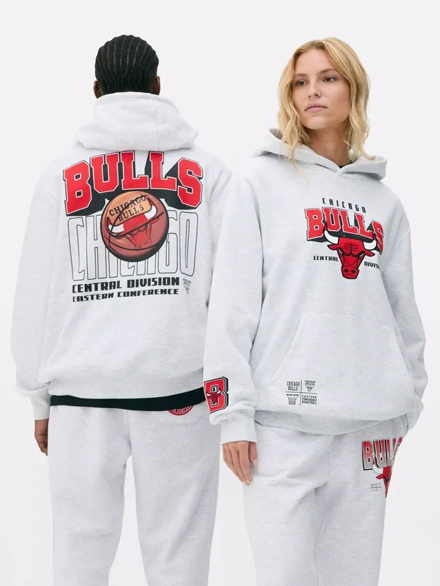 Sudadera con capucha con el logotipo de los Chicago Bulls de la NBA