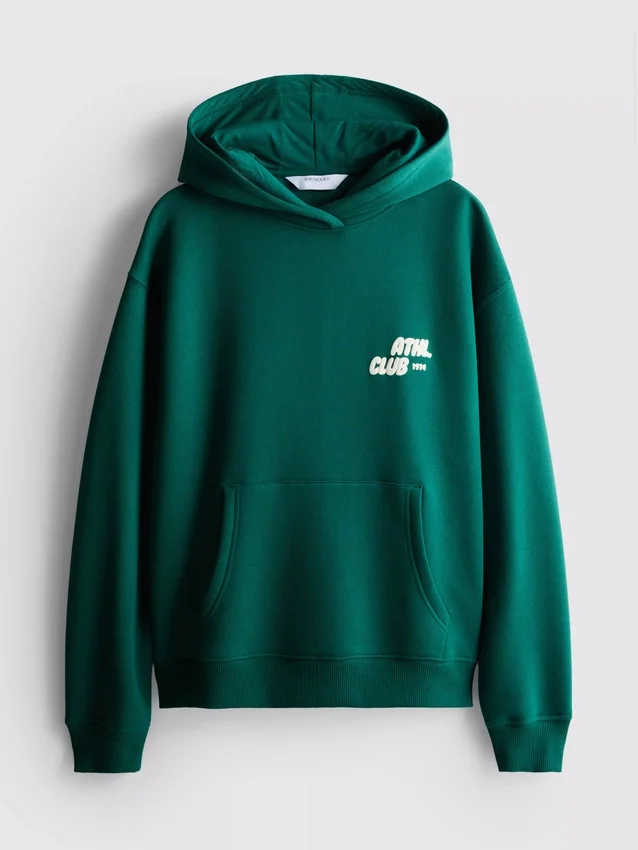 Sudadera con capucha de estilo deportivo y holgado