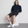 Sudadera con capucha de mezcla de algodón