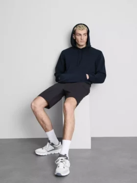 Sudadera con capucha de mezcla de algodón