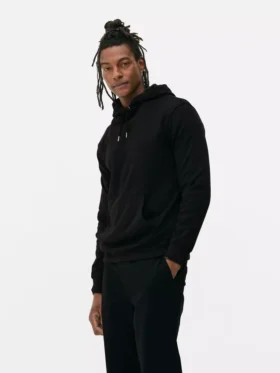 Sudadera con capucha de mezcla de algodón