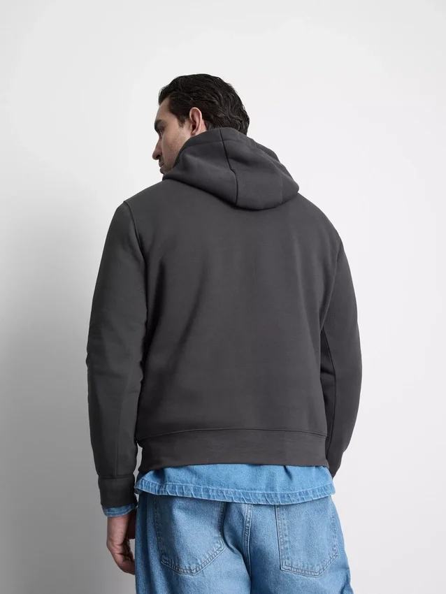 Sudadera con capucha de mezcla de algodón