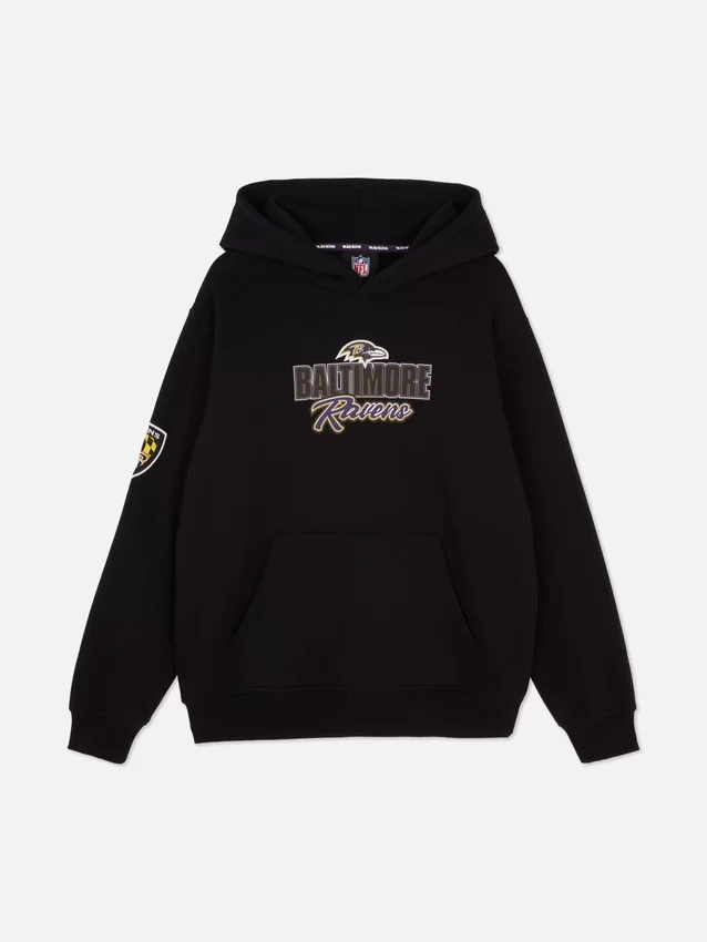 Sudadera con capucha estampada de los Baltimore Ravens de la NFL