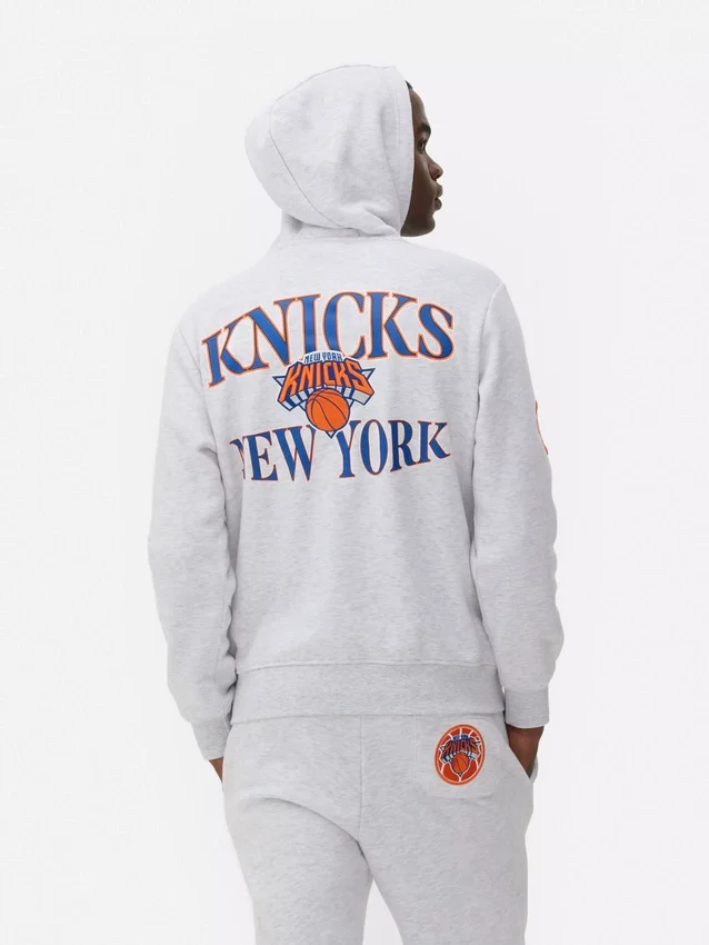 Sudadera con capucha y cordón de los New York Knicks de la NBA