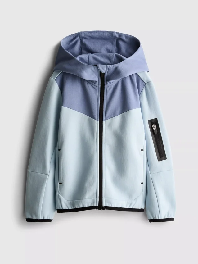 Sudadera con capucha y cremallera