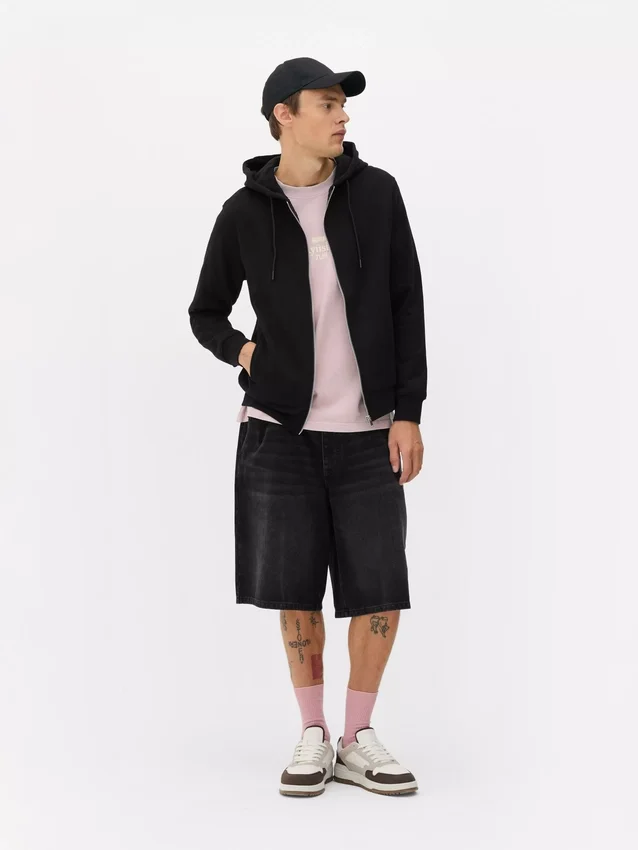 Sudadera con capucha y cremallera