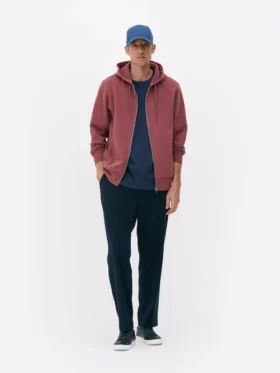 Sudadera con capucha y cremallera