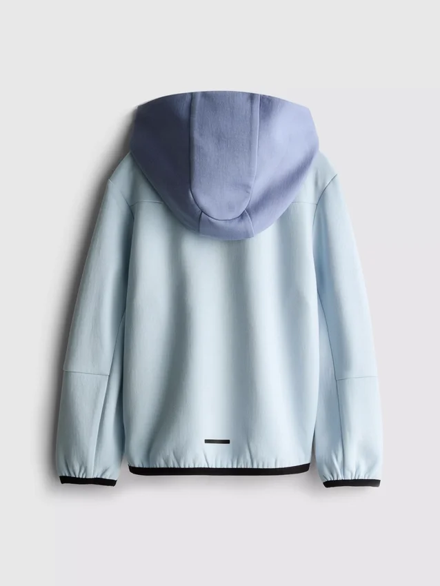 Sudadera con capucha y cremallera