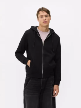 Sudadera con capucha y cremallera