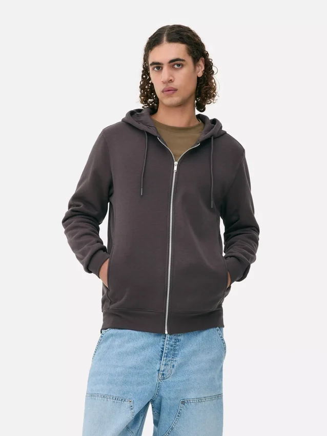 Sudadera con capucha y cremallera
