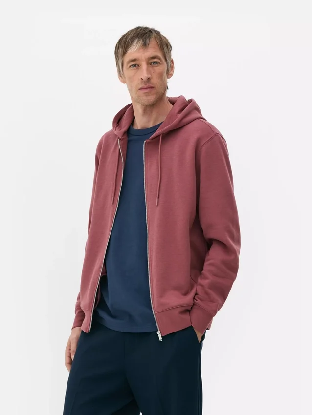 Sudadera con capucha y cremallera
