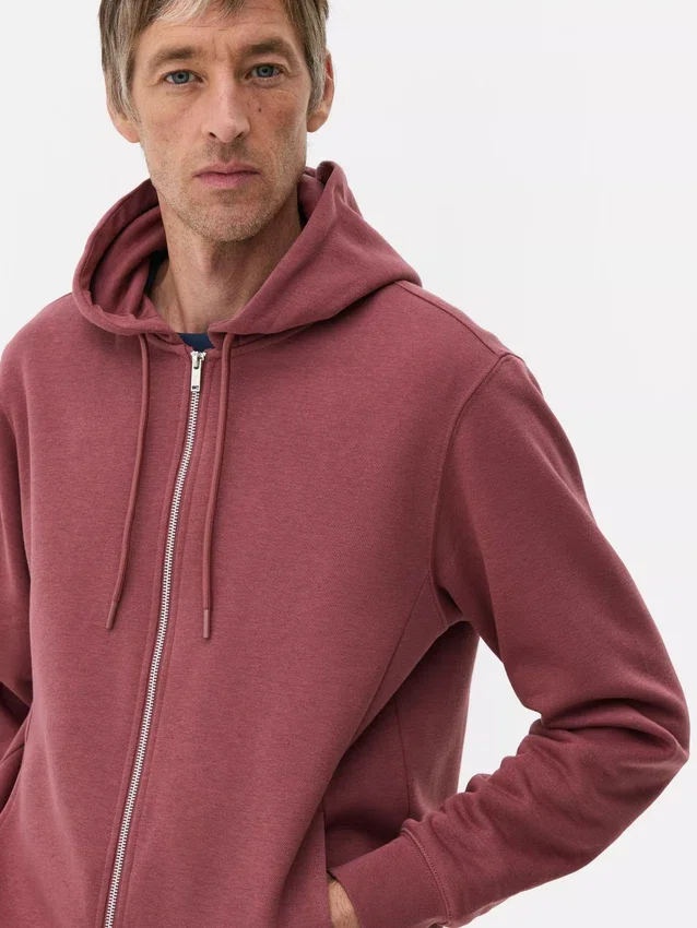 Sudadera con capucha y cremallera