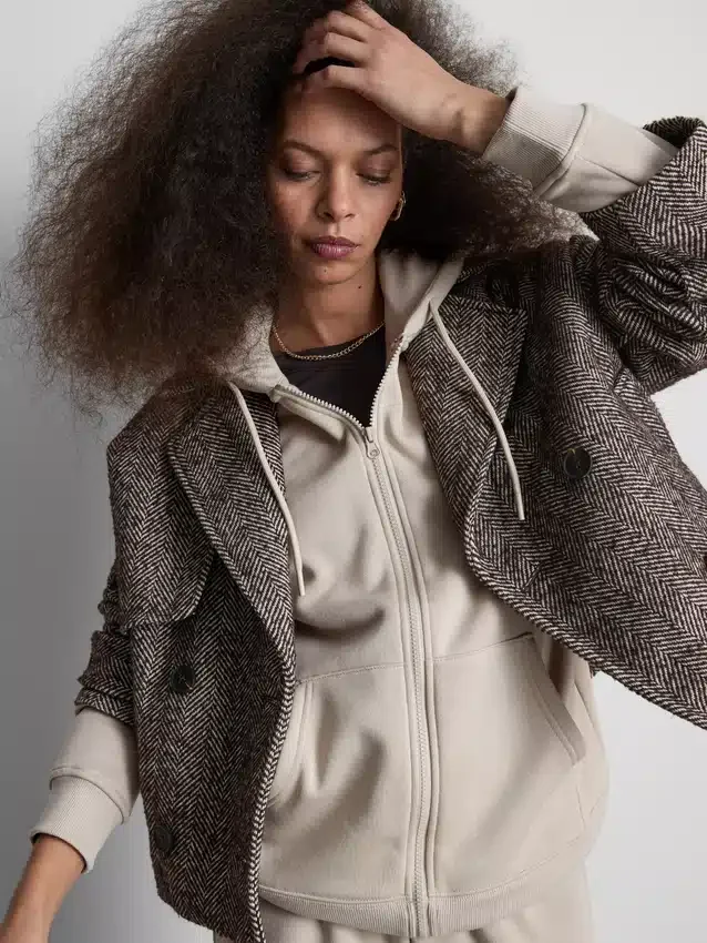 Sudadera con capucha y cremallera