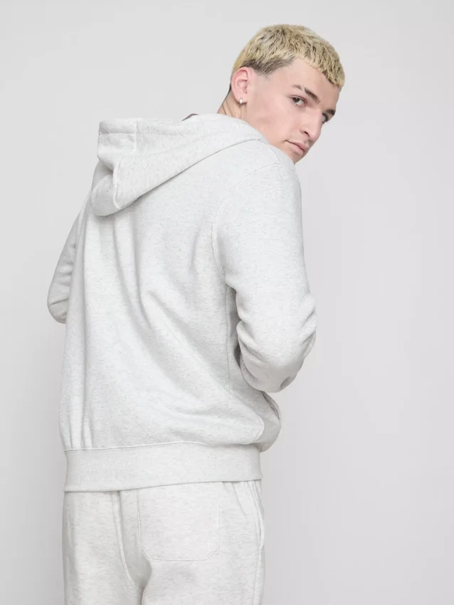 Sudadera con capucha y cremallera