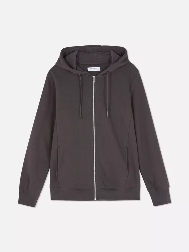 Sudadera con capucha y cremallera