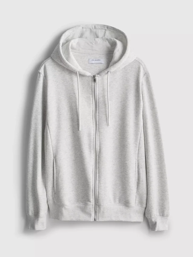Sudadera con capucha y cremallera