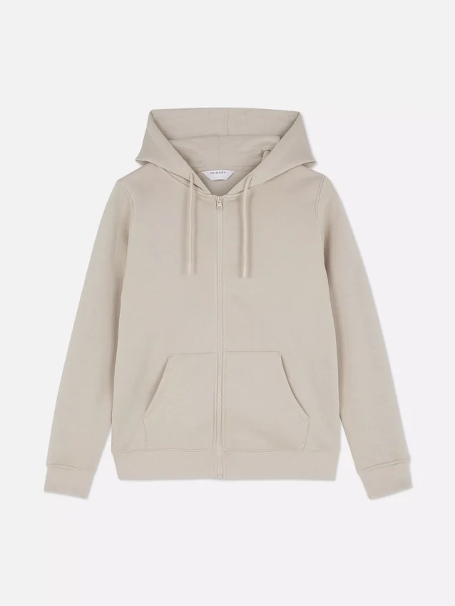 Sudadera con capucha y cremallera