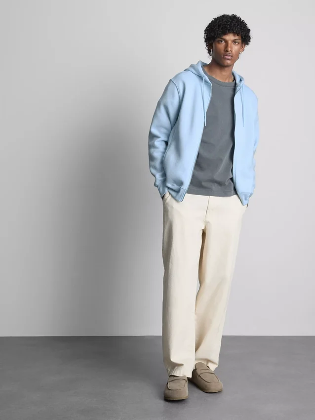 Sudadera con capucha y cremallera Essential
