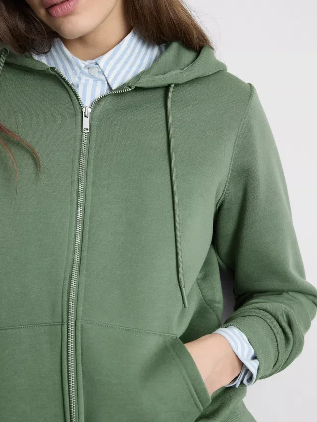 Sudadera con capucha y cremallera Essential