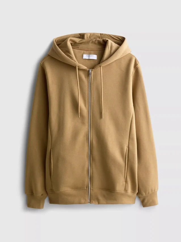 Sudadera con capucha y cremallera imprescindible