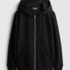 Sudadera con capucha y cremallera imprescindible