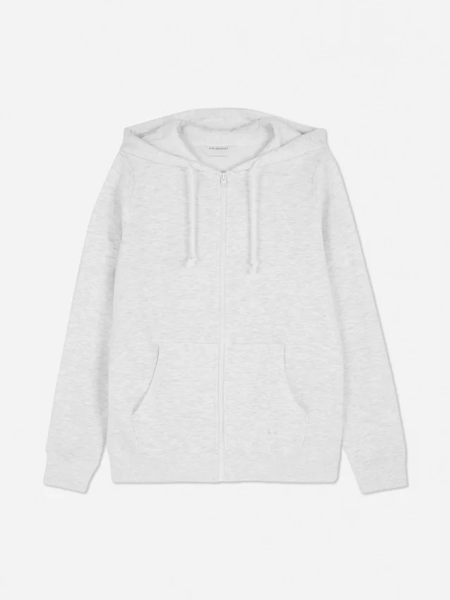 Sudadera con capucha y cremallera imprescindible